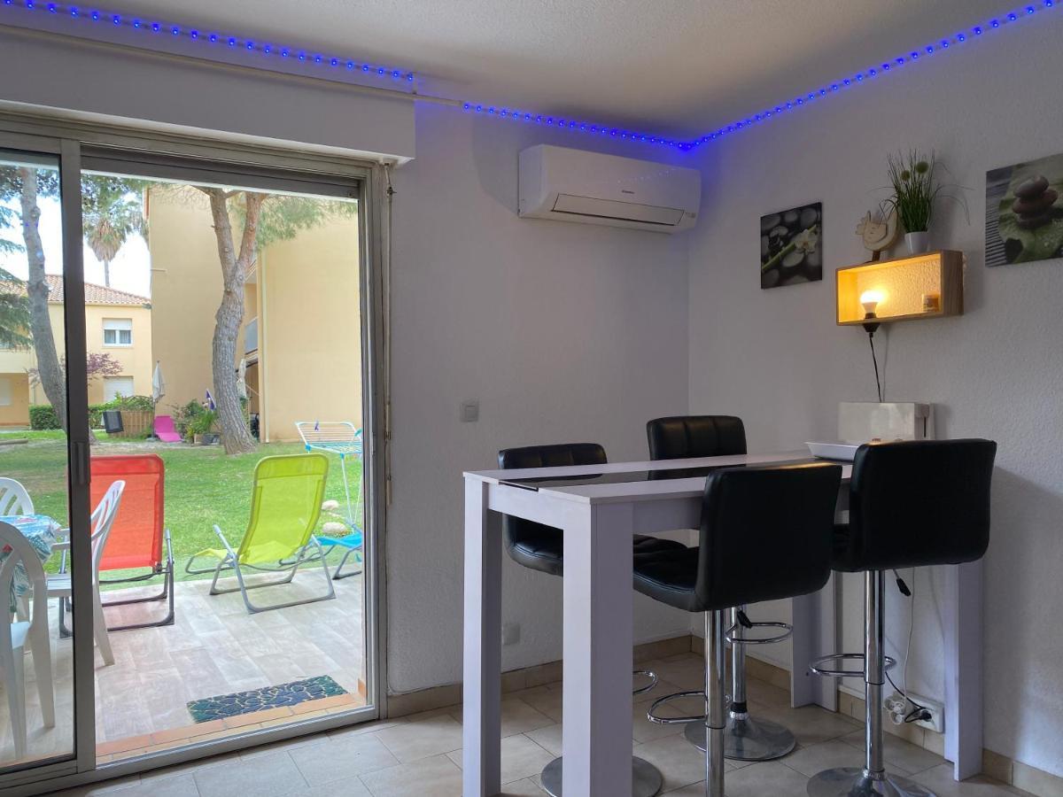 T2 Rdc A Canet En Roussillon Europa 4 Pers ,Piscine,Clim, Tennis, Parking 외부 사진