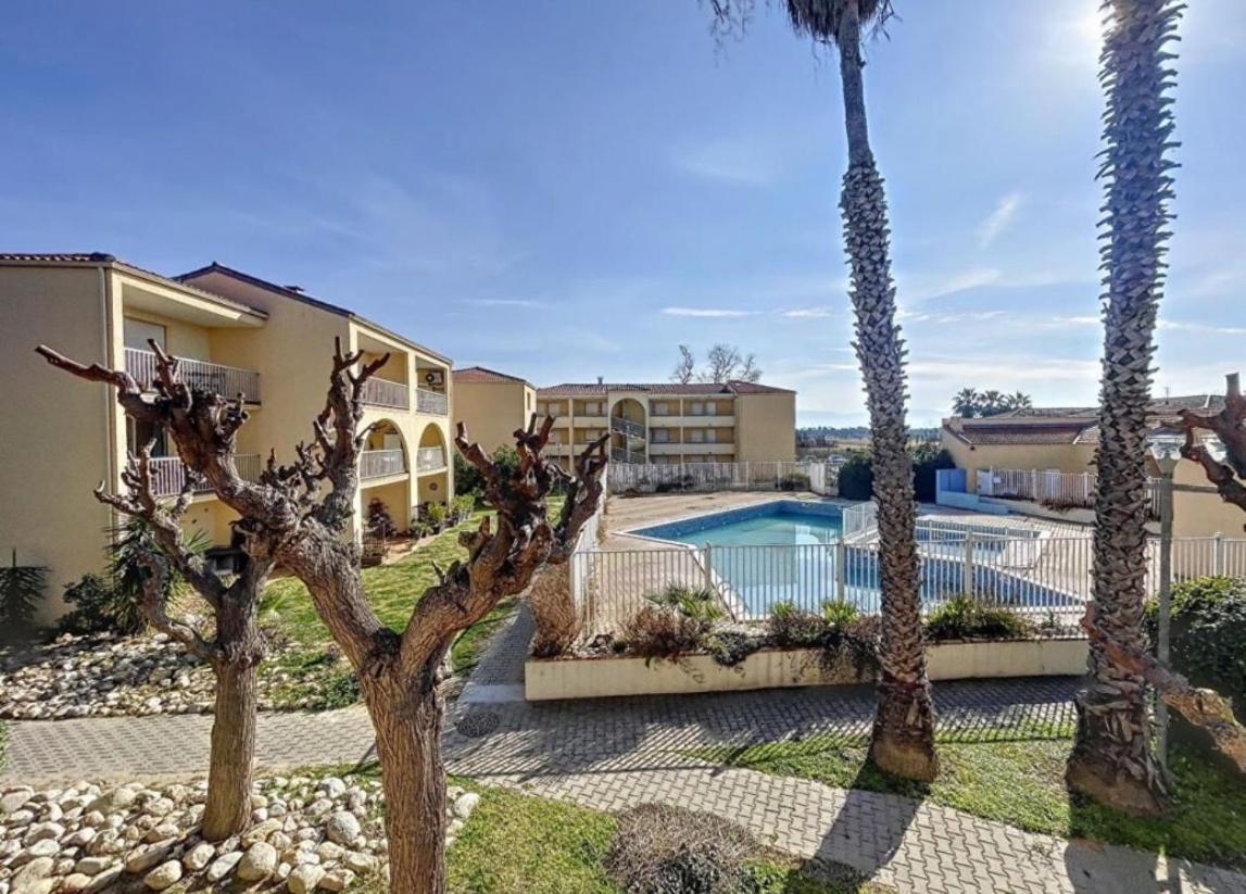 T2 Rdc A Canet En Roussillon Europa 4 Pers ,Piscine,Clim, Tennis, Parking 외부 사진
